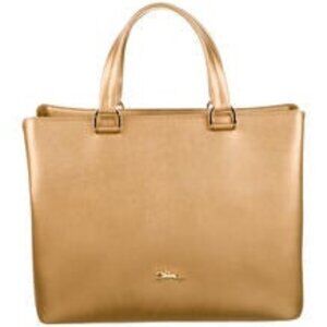 Longchamp Honoré 404 Tote, Gold, Leather - Perfect Condition